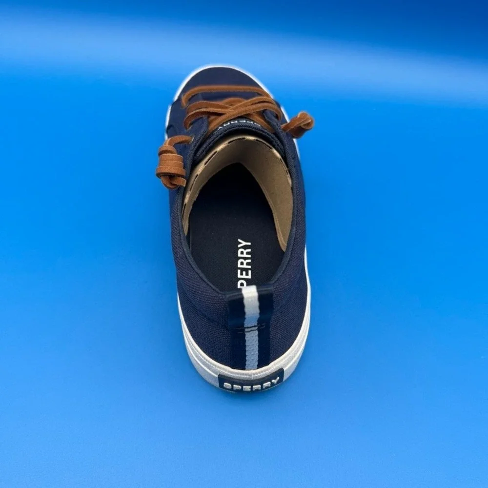 Sperry Crest Vibe Linen Navy STS98642 8.5W